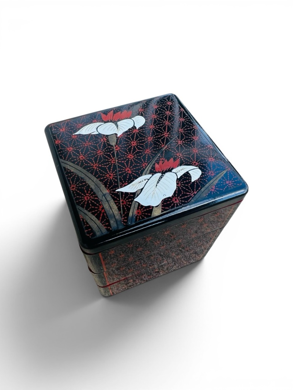 Japanese Jubako Stacking Box – Yamanaka Lacquerware Style